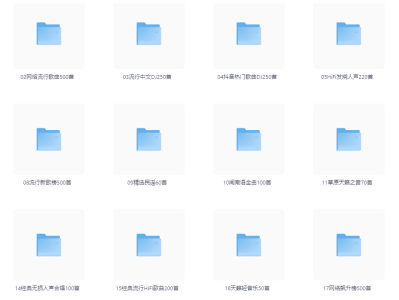 淘宝上售价129元的 " 柏林之声 " 音乐车载U盘，全无损音质，总共4086首